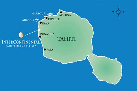 Resort Map & Location - InterContinental Tahiti Resort & Spa