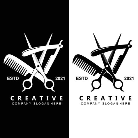 Hair Cutting Logo Vector Art, Icons, and Graphics for Free Download