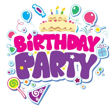 birthday party clip art - Clip Art Library