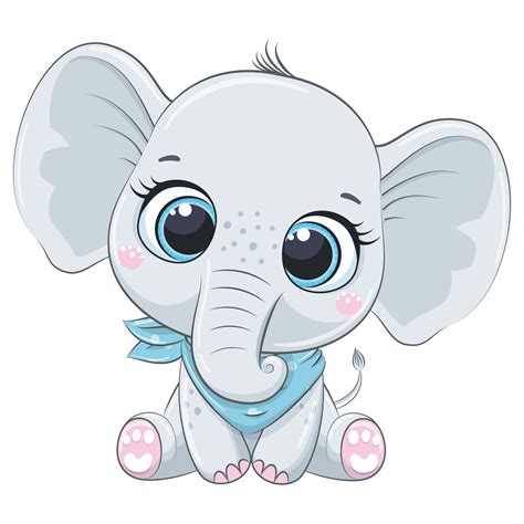 Elephant Baby Shower Clipart PNG, JPEG, EPS, Elephant Baby Boy, It's a Boy, Nursery Clipart in ...