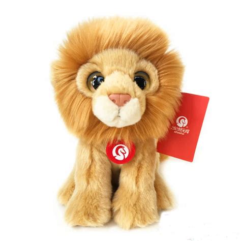 19cm Simulation Lion Plush Toys Wild Animal Stuffed Toys Baby Lion Plush Dolls Gifts For ...