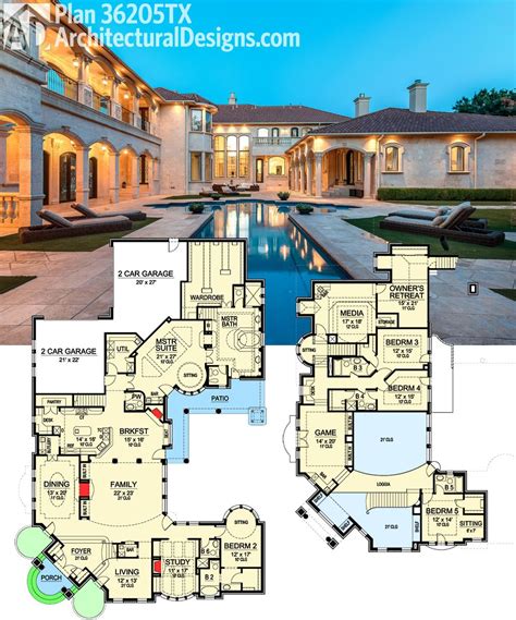 38+ Luxury mansion plans ideas