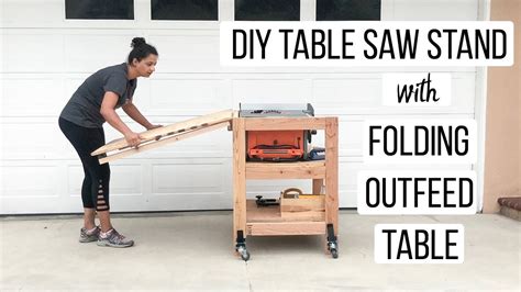 Diy Contractor Table Saw Stand | Cabinets Matttroy