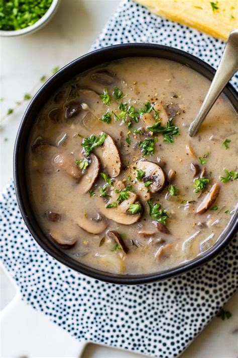 Vegan Mushroom Soup (Creamy & Delicious) - The Simple Veganista