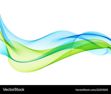 Abstract background with smooth color wave Vector Image