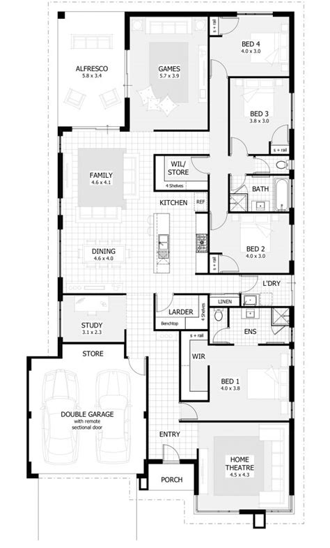 Cool Four Bedroom House Plans Australia - New Home Plans Design