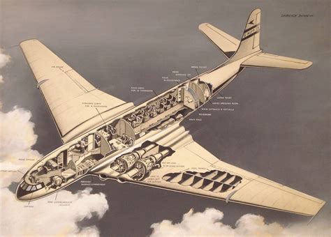 Feast Your Eyes On These Rare Aircraft Cutaway Drawings | Gizmodo Australia