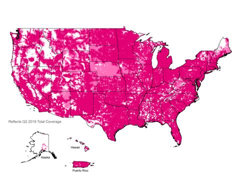 Map Of T-Mobile's 700 Mhz Spectrum - Spectrum Gateway - T Mobile Coverage Map Florida ...