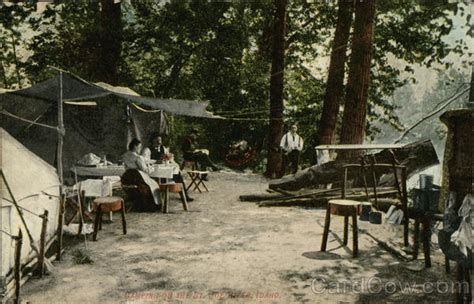 Camping on the St. Joe River Idaho