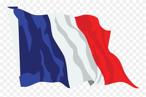 France Flag Clip Art - French Flag Waving Png Transparent Png (#130374) - PinClipart