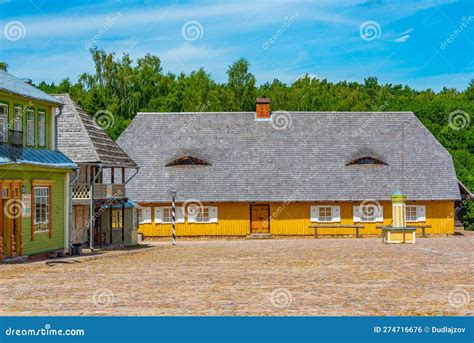 The Ethnographic Open-Air Museum of Lithuania in Kaunas Stock Photo - Image of traditional ...