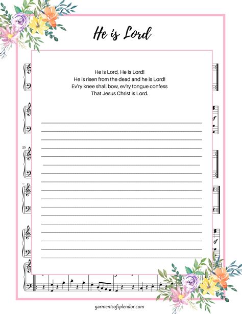 40 Beautiful Easter Hymns (with Free Printable Lyrics)