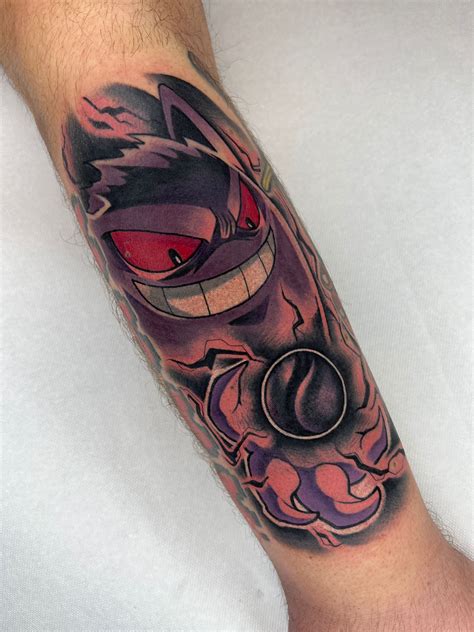 My Gengar tattoo : r/pokemon