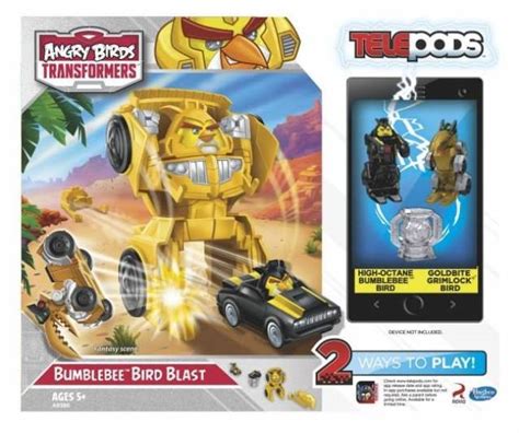 Bumblebee Bird Blast Launcher Playset | Transformers Angry Birds Telepods | Hasbro