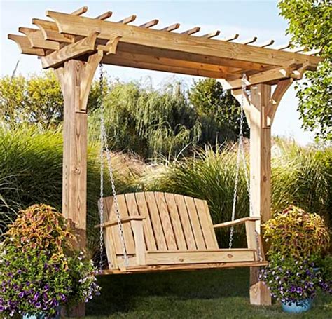 Have You Ever Thought of Adding Swing to Your Pergola ? – Pergola Gazebos: