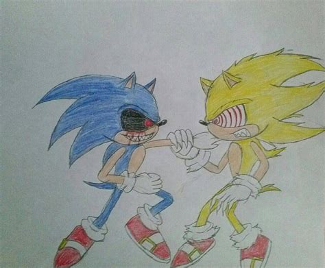 Sonic.Exe vs. Super Sonic (Fleetway Comics) by Jordanwil818 on DeviantArt