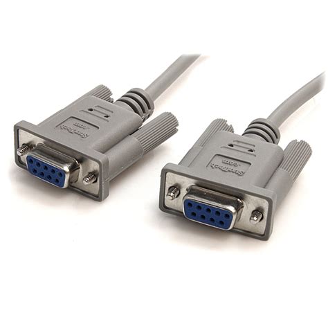 StarTech.com Câble Null Modem Série RS232 DB9 - 3m - 2x DB-9 Femelle (SCNM9FF): Amazon.fr ...