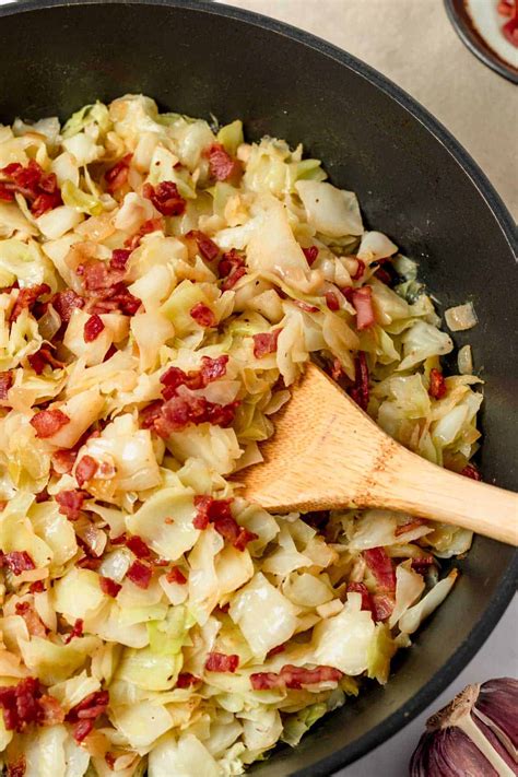 Bacon Cabbage Stir Fry - Cookrita