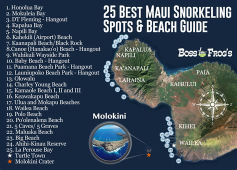 Best Maui Snorkeling and Beaches | Boss Frog's Hawaii