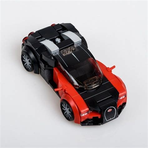 This Bugatti Veyron gives the Speed Champions line a run for its money | Lego ideeën, Lego