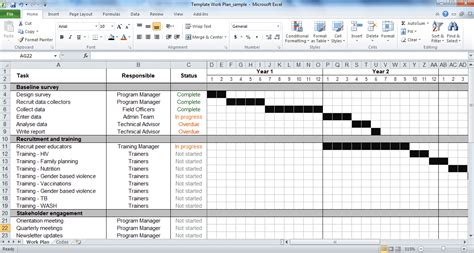 Work plan template - tools4dev