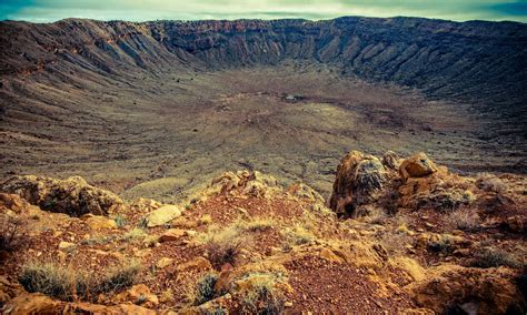 Asteroid Crater Depth