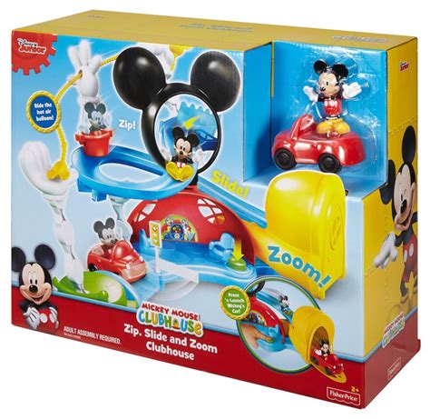 Disney Mickey Mouse Clubhouse - Zip, Slide and Zoom Clubhouse - Mary Arnold Toys