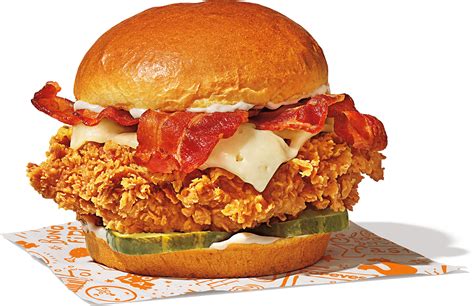 Popeyes Spicy Bacon & Cheese Chicken Sandwich Nutrition Facts