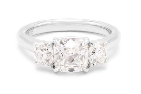 Platinum Cushion Cut Diamond Engagement Ring – Elleard Heffern Fine Jewelers