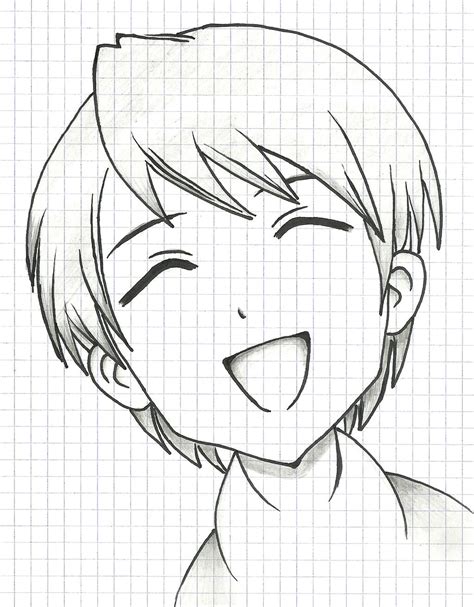 Laughing Manga Boy by AurorynDragon on DeviantArt