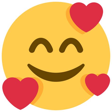 Smiling Face With 3 Hearts Emoji - 🥰 Smiling Face With Hearts Emoji on EmojiOne 4.5 : Emoji on ...