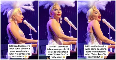 The True Meaning of Lady Gaga's "Poker Face" Has Us Shook