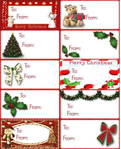 Graxa's Page: Christmas Printable Gift Tags