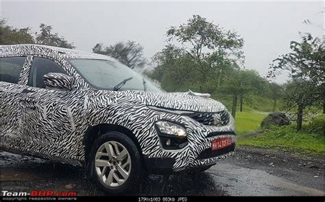 Tata Harrier 7 Seater (Buzzard) Spotted With New Alloy Wheels Design » Car Blog India