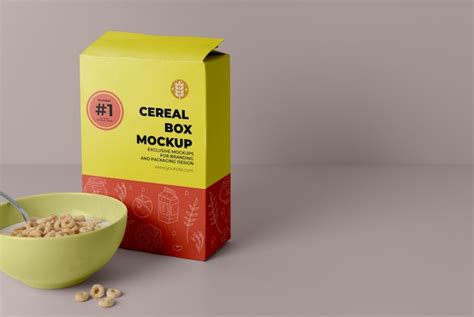 Cereal Box Mockup PSD, 300+ High Quality Free PSD Templates for Download