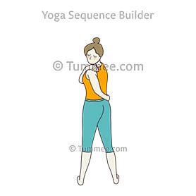 Standing Side Stretch Pose Yoga (Ardha Kati Chakrasana) | Yoga Sequences, Benefits, Variations ...