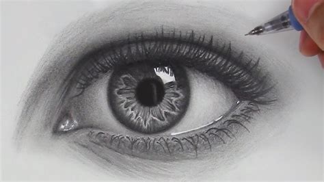 How To Draw Realistic Eyes Step By Step - Drawing Step Eye Eyes Pencil Realistic Drawings Draw ...