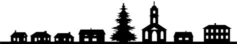 Christmas Village Silhouette Clip Art Silhouette Clip Art Silhouette | Images and Photos finder