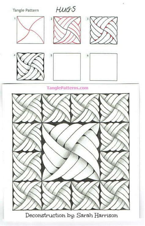 How to draw HUGS « TanglePatterns.com