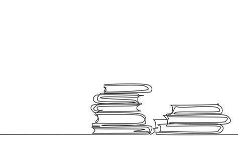 Download Stacked Books Line Art Minimalist Simple LinkedIn Background | Wallpapers.com