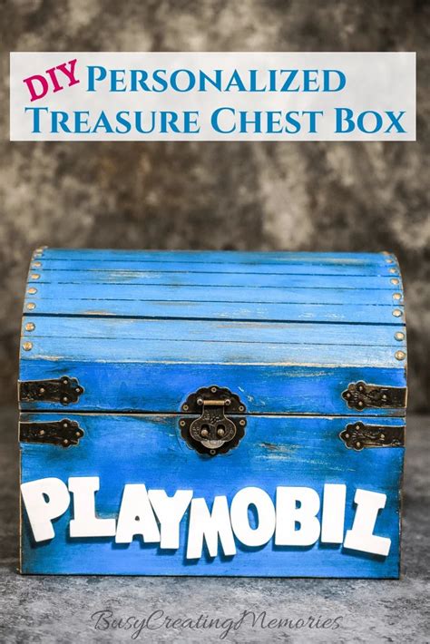 DIY Treasure Chest Toy Box for Kids (Hand Painted)