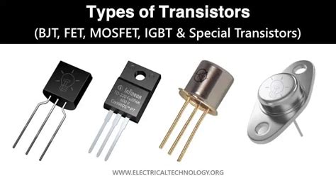 Different Types Of Transistors Symbols