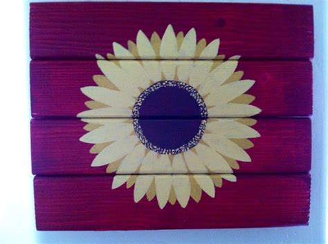 Sunflower Wall Decor by TrimofHope on Etsy