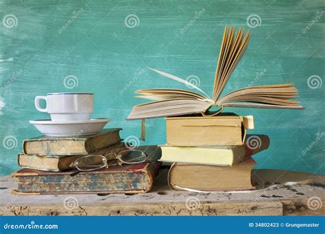 Vintage books stock image. Image of learn, knowledge - 34802423