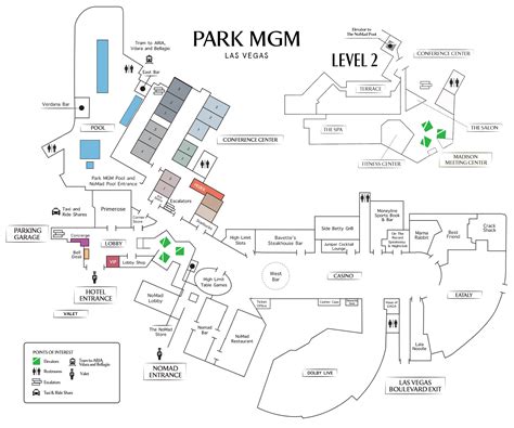 Mgm Grand Pool Map