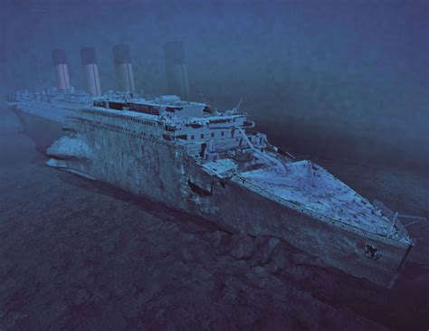 titanic, 3d, Cg, Digital, Art, Shipwreck, Disaster, Ocean, Sea, Underwater, Ships, Boats ...