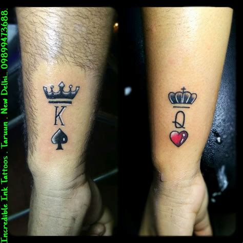 Crown King And Queen Tattoo - Printable Calendars AT A GLANCE