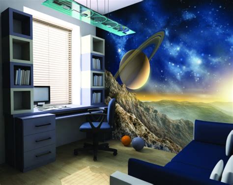 Wonderful Space Theme Room Design For Children - TSP Home Decor