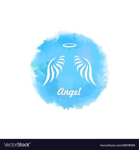 Angel symbol Royalty Free Vector Image - VectorStock