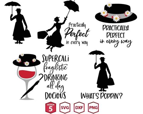 Mary Poppins quotes SVG, Mary Poppins cricut, Mary Poppins cut file, Mary Poppins quotes ...